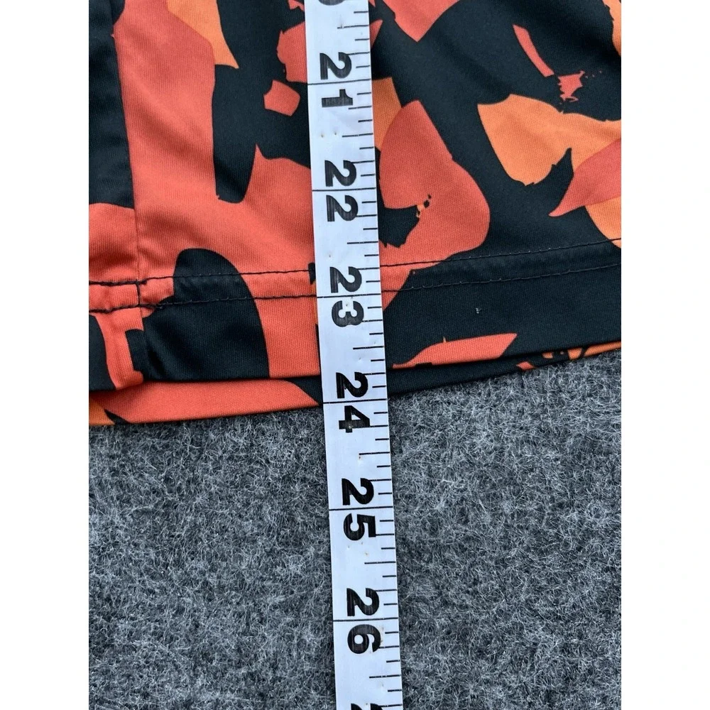 Nike Dri-Fit Boys Orange & Black Basketball Shorts With‎ Pockets Swoosh Size XL